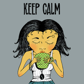 Keep calm and drink coffee