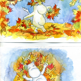 Осенние муми-тролли