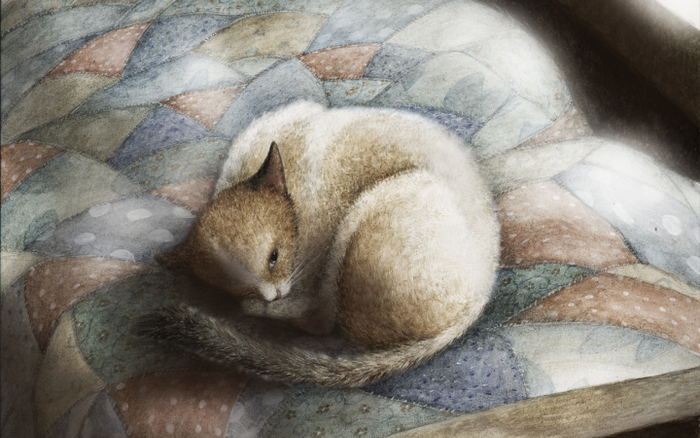 кадр из анимационного фильма "Первый снег"