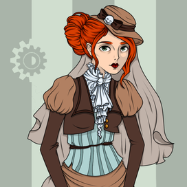 Steampunk lady