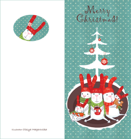 Поштівка. Зайці