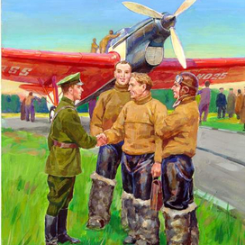 Иллюстрация Чкалов к энциклопедии