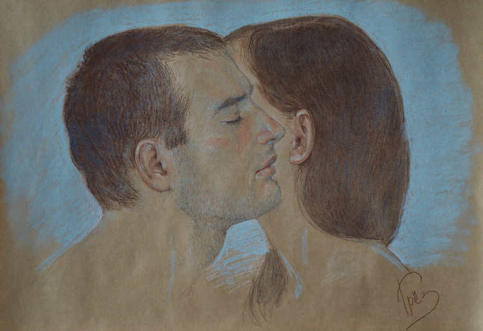 "Шёпот" (автопортрет)