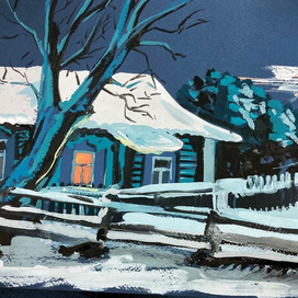 Зимней ночью