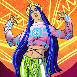 Хип-хоп девушка