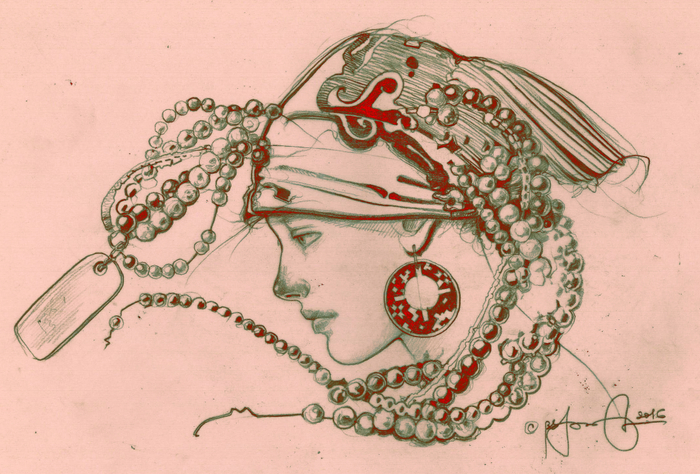 Sketch illustration .2016. Author's work