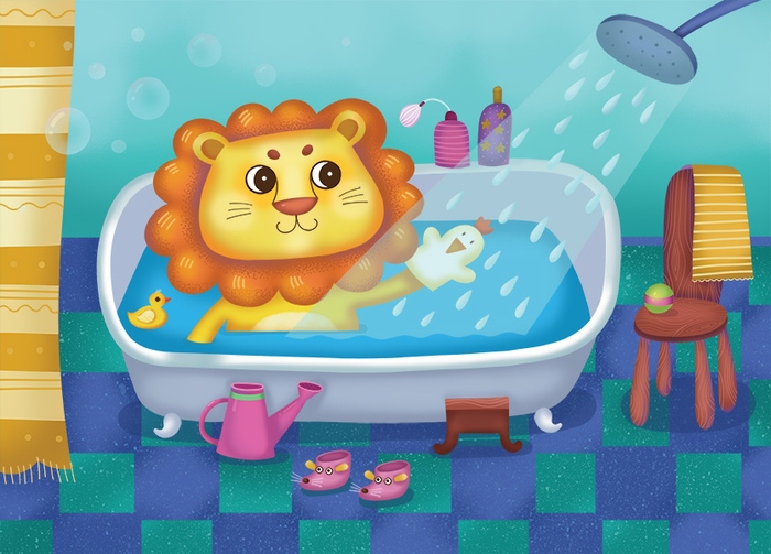 Детские карточки для издательства "Робинс"