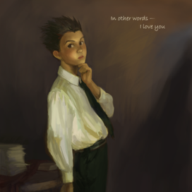 Пародия на портрет Ники Ратькова-рожнова Ф.А. Малявина