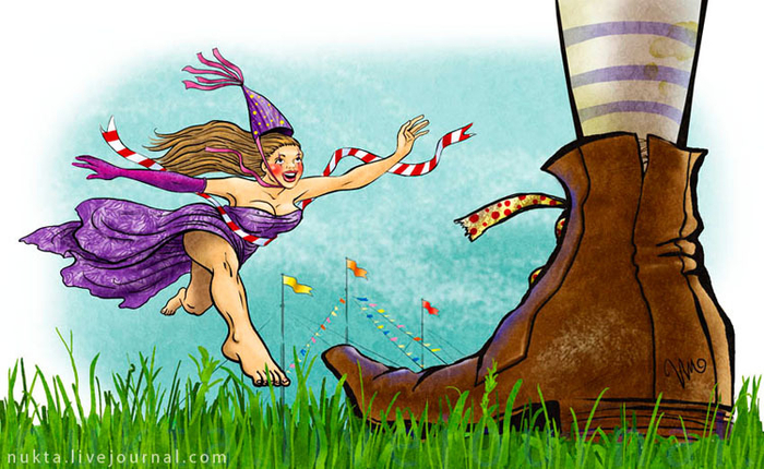 a purple little little lady...