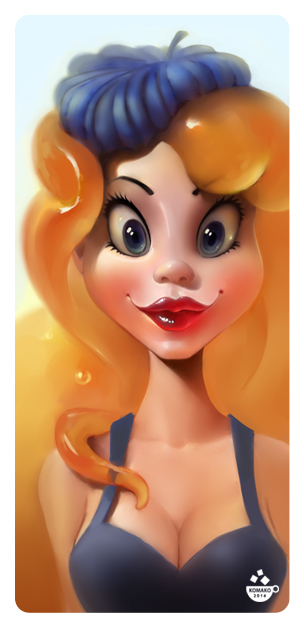 медово-карамельная красотка