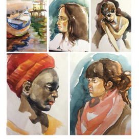 Акварель /  sketch