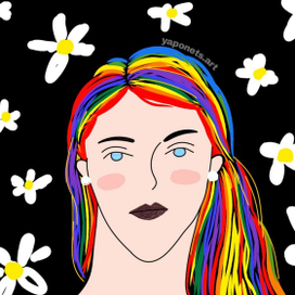 Радужная иллюстрация