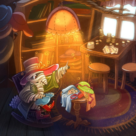 Ворона мумия швея