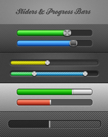 Sliders & Progress Bars