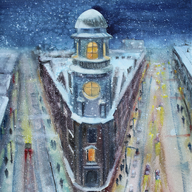 Первый снег. Пять углов