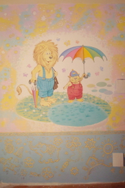 Фрагмент детской росписи