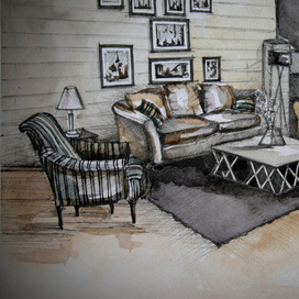 Интерьерная зарисовка