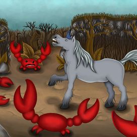 Конь и раки