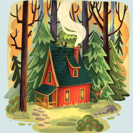 Домик в лесу