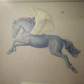 пегас на стене
