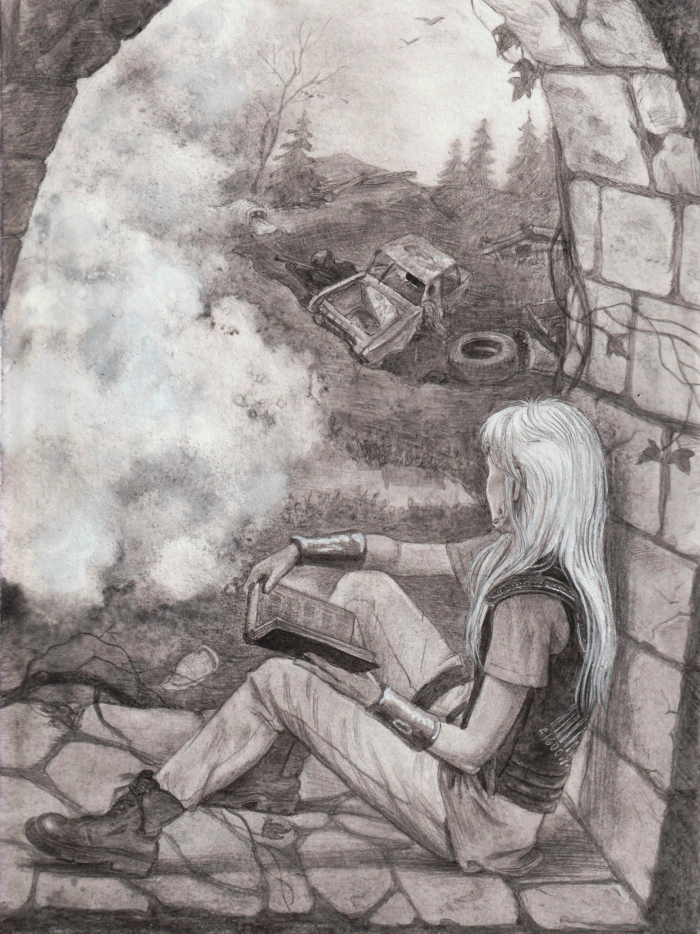 Ил.к книге М.Акиньшина"Крепкий керосин принцессы Беатрикс"