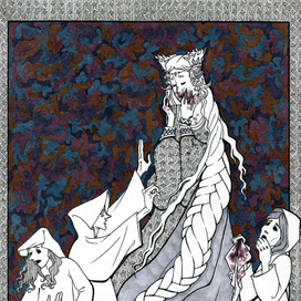 Иллюстрации к валлийскому сборнику сказаний "Мабиногион". 