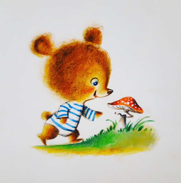 Мишка и мухомор