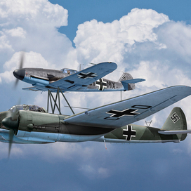 Mistel-S1 (box art for ICM)