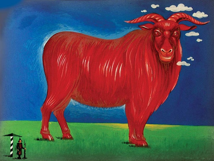 выгул красного козла 1990 г