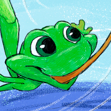 Лягушонок  из серии "Веселые хладнокровные"