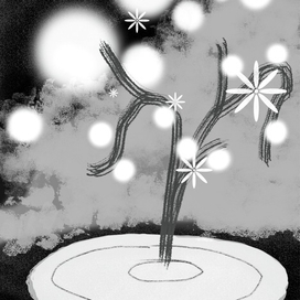 Иллюстрация к книге В. Денисова "Апрель это второй месяц весны"