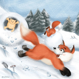 Лесные каникулы: озорные лисята