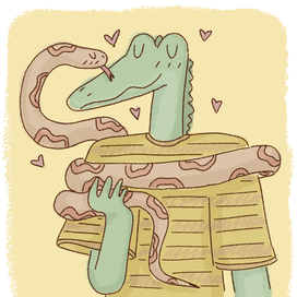 Змея и крокодил