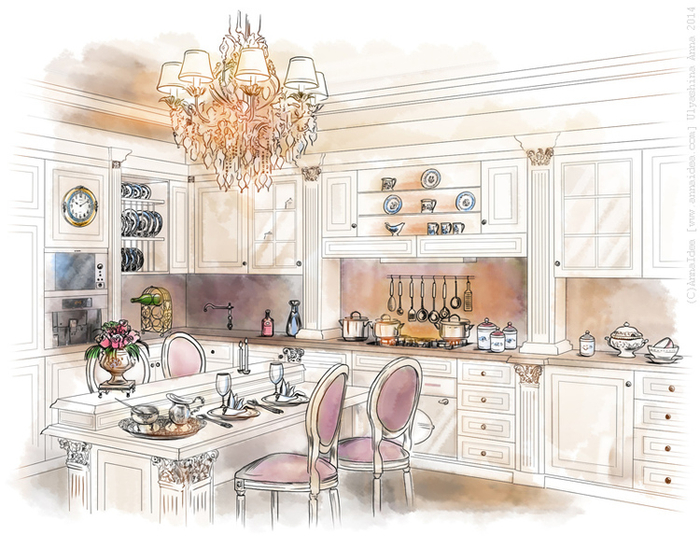 КУХНЯ. серия "Интерьеры"