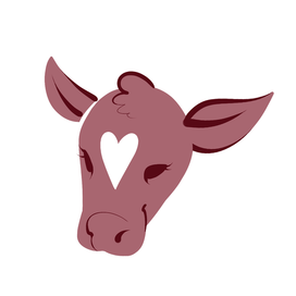 Небольшая иллюстрация с коровкой