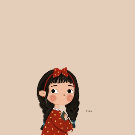 Девочка в красном