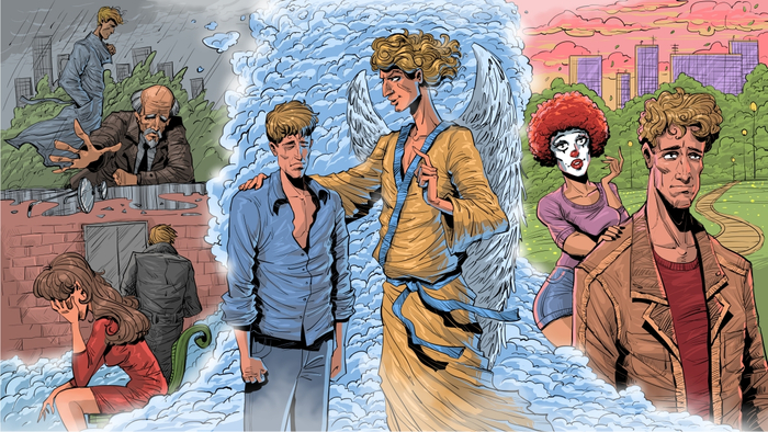 Человек и ангел