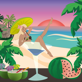 Тики коктейль 