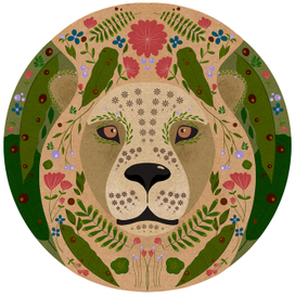 Digital Illustration. Folk illustration.