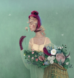 Цветочница \ из сказки  Марии луценко"Эльфова башня"