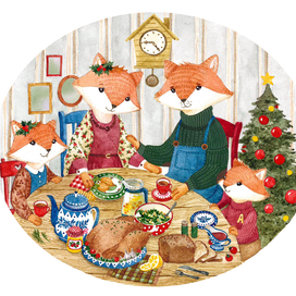 Приготовление праздничного ужина