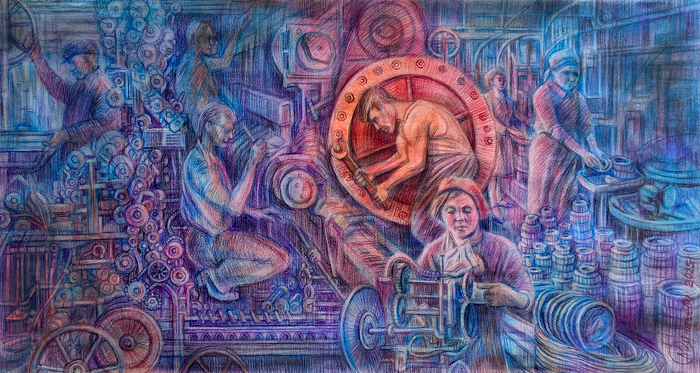 Machine operators of the sixties