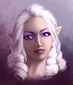 Эльфийка. Портрет