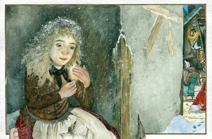 "Девочка со спичками" разворот