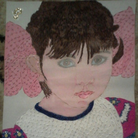 Девочка с бантами