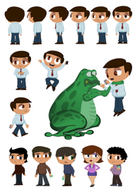  Разработка персонажей