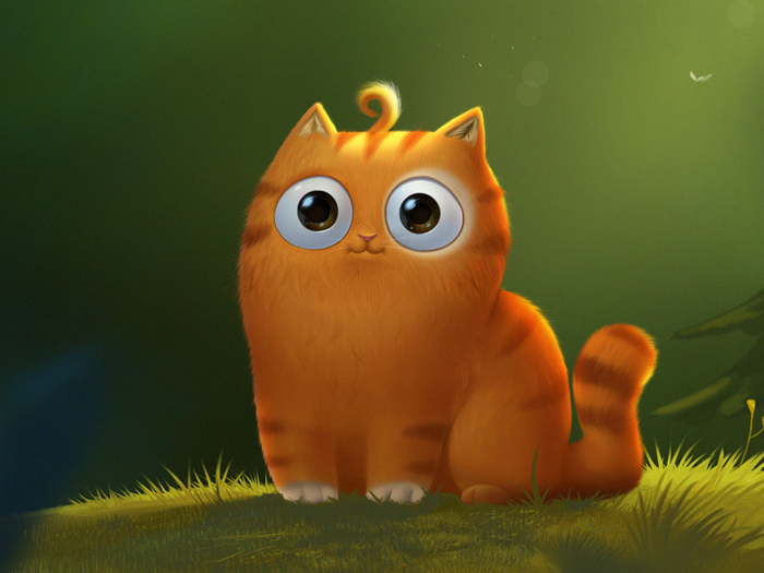 Котик Персик