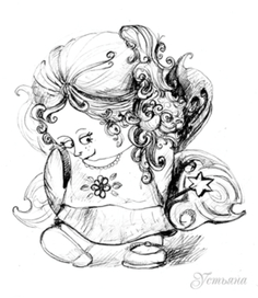 Маленькая фея (эскиз) 