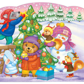 Новый год Снеговика)–4