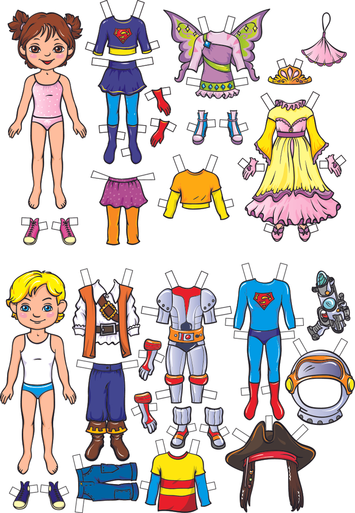 Наряды для Саши и Маши